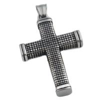 Stainless Steel Cross Pendants, 304 Stainless Steel, fashion jewelry & Unisex, 57.50x34.50mm, Hole:Approx 5.5*7mm, Sold By PC