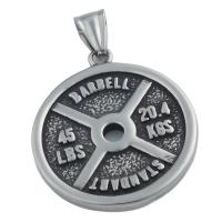 Stainless Steel Pendants 304 Stainless Steel fashion jewelry & Unisex Approx 8.5*4.5mm Sold By PC