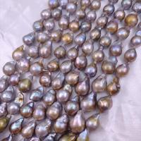 Barock odlad sötvattenspärla pärlor, Freshwater Pearl, DIY, 12x20mm, Såld Per Ca 40 cm Strand
