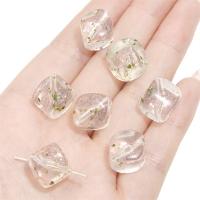 Transparent Acrylic Beads Rhombus DIY Approx 2mm Sold By Bag