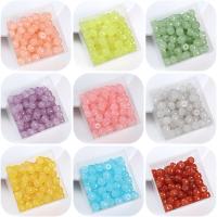 Perles en verre de mode, Des billes de verre, pilier, DIY, plus de couleurs à choisir, 8x6mm, Trou:Environ 1.5mm, 30PC/sac, Vendu par sac