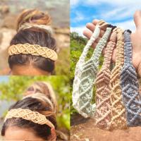 Stirnband, Baumwollfaden, handgemacht, für Frau, keine, frei von Nickel, Blei & Kadmium, Inner diameter 15cm, verkauft von PC