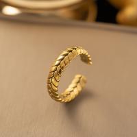 Titanium Staal Open Finger Ring, mode sieraden & voor vrouw, meer kleuren voor de keuze, Width 5mm, Verkocht door PC