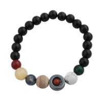 Ágata jóias pulseira, ágata, joias de moda & unissex, 12mm, vendido para Aprox 7.87 inchaltura Strand