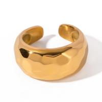 Stainless Steel Finger Ring, 304 Stainless Steel, fashion jewelry & for woman, golden, Sold By PC
