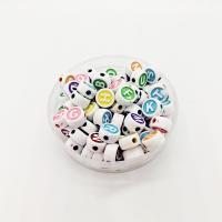 Spacer Beads Jewelry, Plastic, Round, DIY, more colors for choice, 5x10mm, Sold By Bag