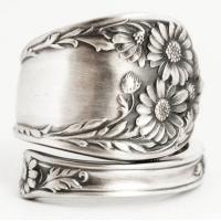 Brass δάχτυλο του δακτυλίου, Ορείχαλκος, επιχρυσωμένο, για τη γυναίκα, αρχικό χρώμα, Μέγεθος:7, Sold Με PC