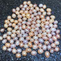 Cultured Rice Freshwater Pearl Beads, DIY, Random Color, 8-9mm, Sold By PC