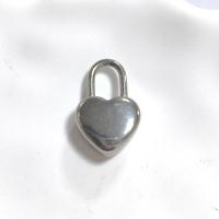 Stainless Steel Heart Pendants, 304 Stainless Steel, DIY & machine polishing, original color, nickel, lead & cadmium free, 12x18mm, Sold By PC