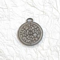 Stainless Steel Pendant Setting, 304 Stainless Steel, Flat Round, polished, DIY, original color, nickel, lead & cadmium free, 28mm, Sold By PC
