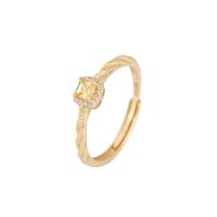 Cubic Zirconia Micro Pave 925 Sterling Silver Rings plated micro pave cubic zirconia & for woman golden Sold By PC