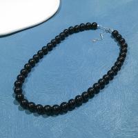 Ожерелье из агата, Агат, с 5cm наполнитель цепи, ювелирные изделия моды & разный размер для выбора, длина:Приблизительно 40 см, продается PC
