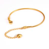 Stainless Steel Jewelry Bracelet 304 Stainless Steel with 1.97inch extender chain plated fashion jewelry & for woman 2mm Length Approx 5.9 Inch Sold By PC