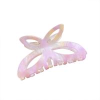 Hair Claw Clips, Acetate, Bowknot, Korean style & for woman, more colors for choice, nickel, lead & cadmium free, 106x61x56mm, Sold By PC