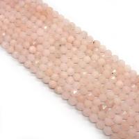 Natürliche Rosenquarz Perlen, DIY & verschiedene Größen vorhanden & facettierte, Rosa, verkauft per ca. 38 cm Strang