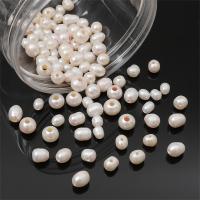 Perline perle d'acqua dolce naturale, perla d'acquadolce coltivata naturalmente, DIY & formato differente per scelta, bianco, Venduto da PC