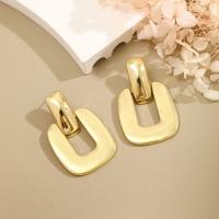 Zinc Alloy Stud Earring plated & fashion jewelry & for woman gold nickel lead & cadmium free Sold By Pair