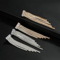 Brass Stud Earring fashion jewelry & micro pave cubic zirconia & for woman nickel lead & cadmium free Sold By Pair