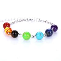 Gemstone Bracelets, Natural Stone, fashion jewelry & different materials for choice & Unisex, nickel, lead & cadmium free, Sold By PC