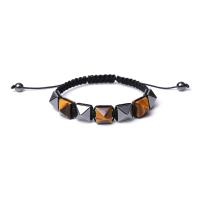 Gemstone Bracelets, Natural Stone, fashion jewelry & different materials for choice & Unisex, nickel, lead & cadmium free, Sold By PC