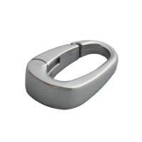Stainless Steel Jewelry Clasp, 304 Stainless Steel, DIY, original color, 13.50x9.50mm, Hole:Approx 10.5x6mm, 10PCs/Lot, Sold By Lot