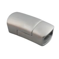 Edelstahl Magnetverschluss, 304 Edelstahl, DIY, originale Farbe, 22x10mm, Bohrung:ca. 8x5mm, 10PCs/Menge, verkauft von Menge
