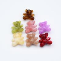 Spacer Beads Jewelry Acrylic Bear DIY Sold By Bag