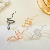 Fashion Earring Cuff and Wraps Zinc Alloy Snake plated fashion jewelry & for woman nickel lead & cadmium free Sold By PC