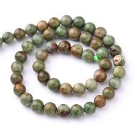 Natural Jade Beads Green Jade Round DIY green Sold Per Approx 38 cm Strand