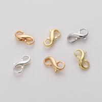 Zinc Alloy Lobster Clasp plated DIY nickel lead & cadmium free Sold By PC