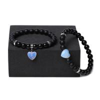 Gemstone Bracelets Natural Stone 2 pieces & fashion jewelry & Unisex Sold By Set