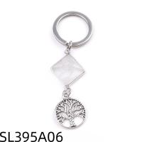 Bag Purse Charms Keyrings Keychains Natural Stone fashion jewelry & detachable Sold By PC