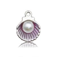 Zinc Alloy Pendants with Plastic Pearl multifunctional & DIY nickel lead & cadmium free Pendant u00d715mm Approx Sold By Lot