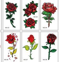 Pegatinas para tatuajes, PET, Bricolaje & impermeable, Sticker size:6X10.5CM, Vendido por UD
