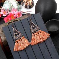 Zinc Alloy Drop Earrings with Caddice fashion jewelry & for woman nickel lead & cadmium free Sold By Pair