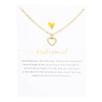 Stainless Steel Jewelry Necklace 304 Stainless Steel with Paper Heart Vacuum Ion Plating fashion jewelry & Unisex & hollow nickel lead & cadmium free Length Approx 50 cm Sold By PC
