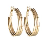 Stainless Steel Lever Back Earring, 304 Stainless Steel, plated, fashion jewelry & for woman, golden, 39x9mm, Sold By Pair