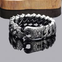 Titanium Steel Bracelet & Bangle, fashion jewelry & for man, Length:Approx 8.66 Inch, Sold By PC