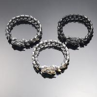 Titanium Steel Bracelet & Bangle plated fashion jewelry & for man Length Approx 8.66 Inch Sold By PC