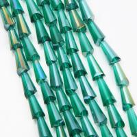 Fashion Glass Beads, Conical, DIY, more colors for choice, 6x12mm, Approx 50PCs/Strand, Sold By Strand
