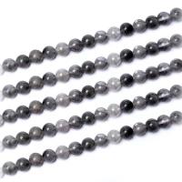 Natural Quartz Jewelry Beads, Cloud Quartz, Round, polished, DIY & different size for choice, mixed colors, Sold Per Approx 38 cm Strand