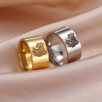 Ring Finger ze stali nierdzewnej, Stal nierdzewna 304, Powlekane, biżuteria moda & dla obu płci & różnej wielkości do wyboru, dostępnych więcej kolorów, bez zawartości niklu, ołowiu i kadmu, width:9.9mm, sprzedane przez PC