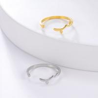 Stainless Steel Finger Ring 304 Stainless Steel plated fashion jewelry & Unisex nickel lead & cadmium free mm .7mm Sold By PC