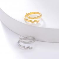 Edelstahl Ringe, 304 Edelstahl, Schlange, plattiert, Modeschmuck & unisex, keine, frei von Nickel, Blei & Kadmium, width:13mm,thickness:2mm, verkauft von PC