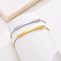 Stainless Steel Jewelry Bracelet, 304 Stainless Steel, plated, fashion jewelry & for woman, more colors for choice, nickel, lead & cadmium free, Length:Approx 18-22 cm, Sold By Pair