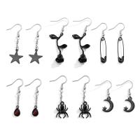 Iron Earring Set with Zinc Alloy painted Halloween Jewelry Gift & for woman Sold By Set