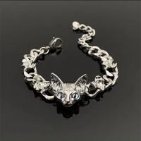 Bracelet d'acier titane, avec 5cm chaînes de rallonge, bijoux de mode & pour femme, couleur originale, Longueur:Environ 18 cm, Vendu par PC