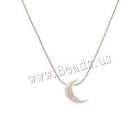 Titanium Steel Necklace, with 6.3cm extender chain, fashion jewelry & for woman, original color, Length:Approx 40.8 cm, Sold By PC