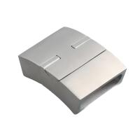 Stainless Steel Magnetska kopča, 304 nehrđajućeg čelika, možete DIY, izvorna boja, 28.50x20mm, Rupa:Približno 17.5x5.5mm, 10računala/Lot, Prodano By Lot