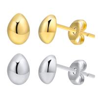 Titan Stahl Ohrring, Titanstahl, Tropfen, Modeschmuck & für Frau, keine, 6.40x4.70mm, verkauft von Paar